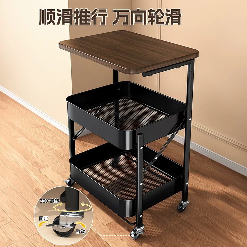 可移动小推车收纳置物架床头柜客厅沙发边几茶几零食收纳架子床边,淘宝优惠券,粉丝福利购,淘宝优惠卷
