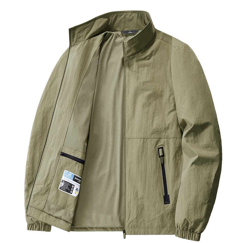 啄木鸟男士外套男款春秋休闲运动上衣冬季加绒冲锋衣风衣夹克防风 - 图0