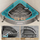 No punching bathroom storage rack washbasin storage rack