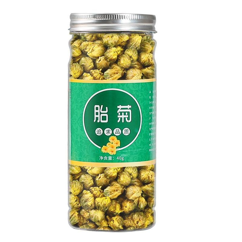 菊花茶胎菊花罐装胎菊王杭菊白菊泡水菊花去火搭枸杞蒲公英金银花-图3