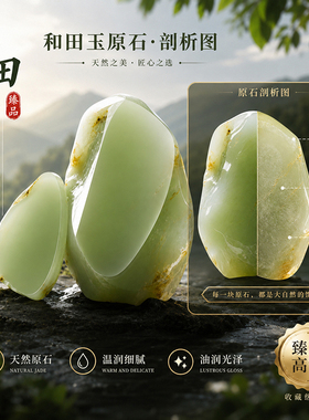 正品新疆和田玉散珠子晴水手串配珠碧玉diy手链纯天然玉石玉珠
