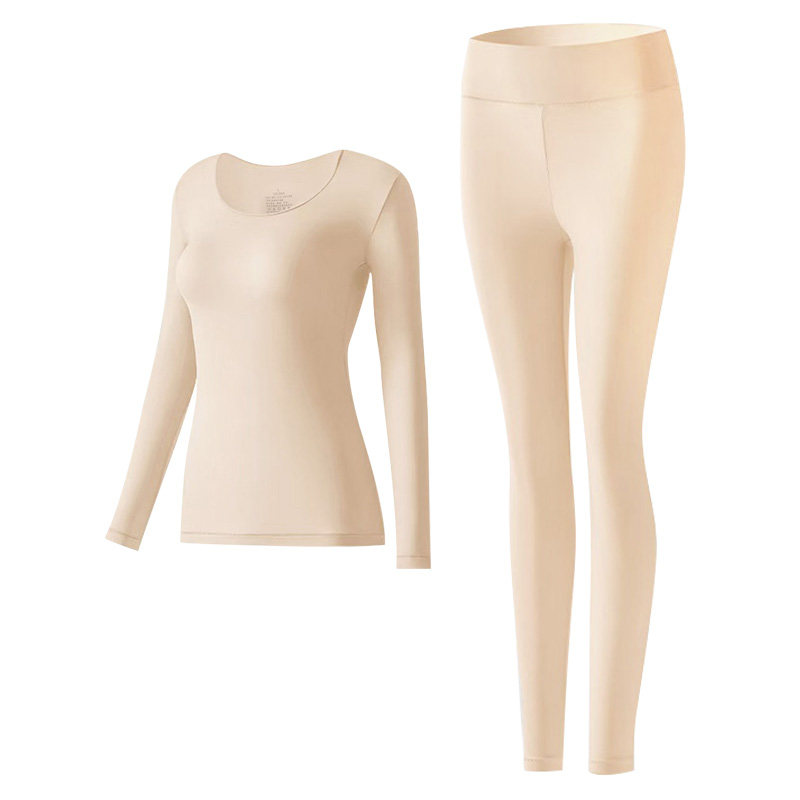 无痕超薄保暖内衣女士肌底美肤衣发热秋衣秋裤套装打底衫女秋冬季,淘宝优惠券,粉丝福利购,淘宝优惠卷