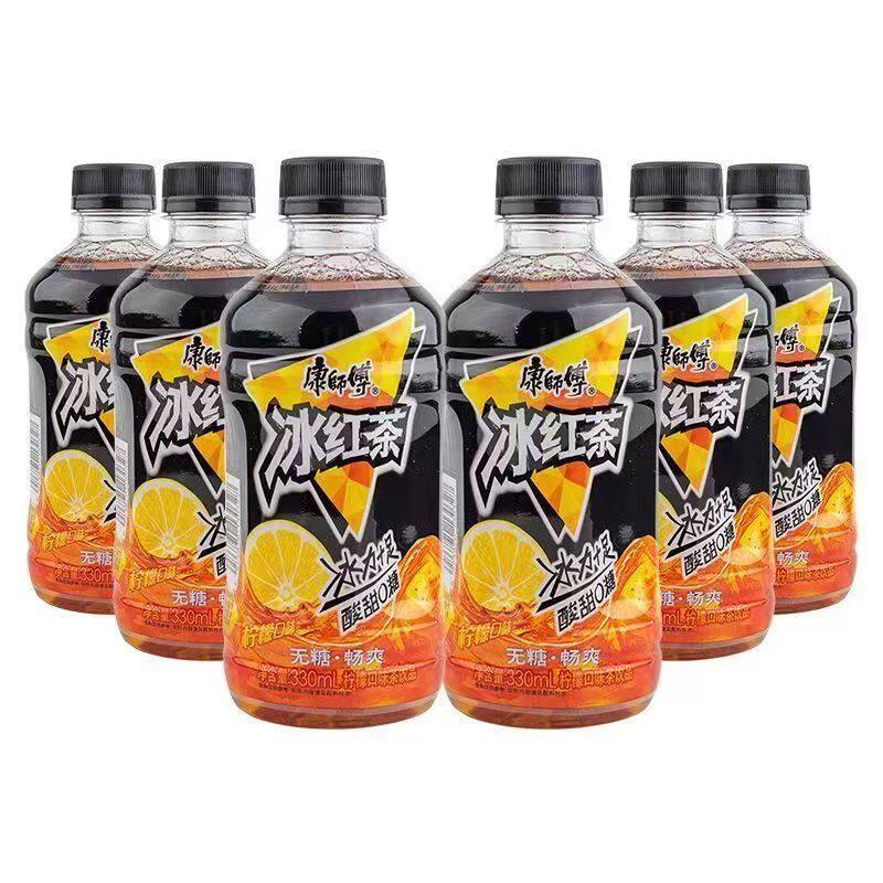 康师傅无糖冰红茶330ml*1瓶康师傅冰红茶330ml可口可乐300ml