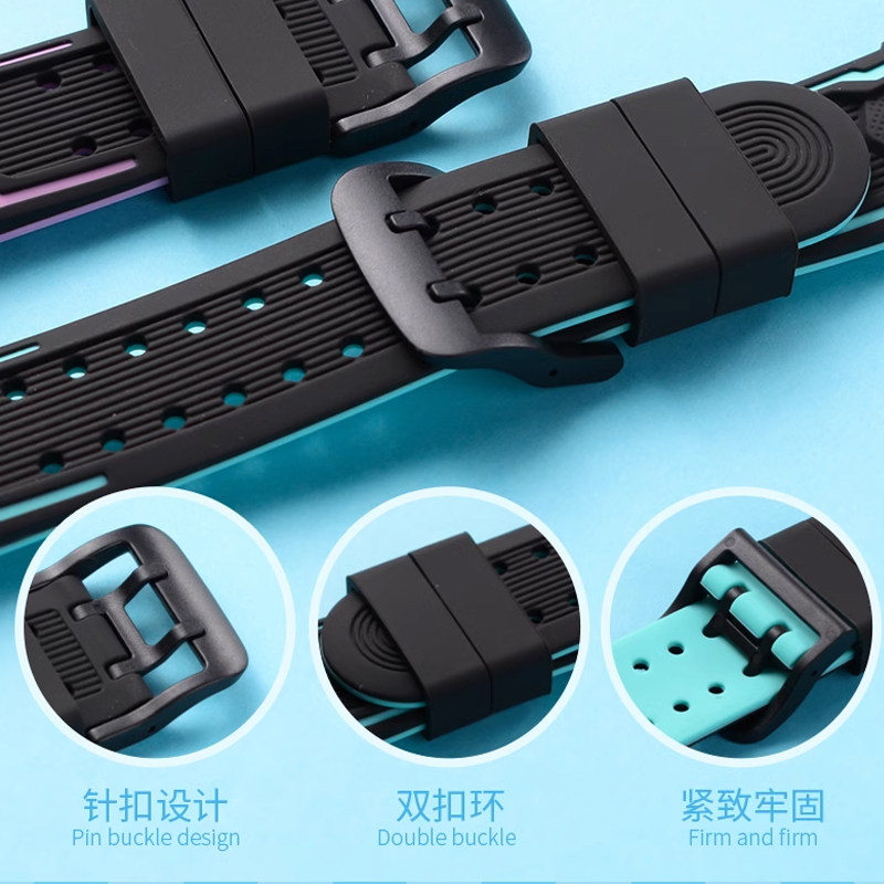 适用小天才D2电话手表表带Q1A儿童Q2A专用配件Z7/Z8/D3腕带z6通用带W1923AC男女z1非原装正品Y05Y06Q1C 2440