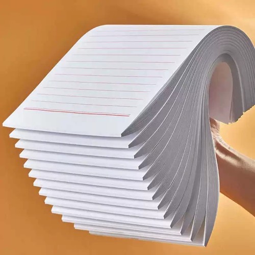 16K双线单线信纸草稿纸小学生中学生专用横线大学语文作文论文信签纸入党申请书信笺纸入团 - 图0