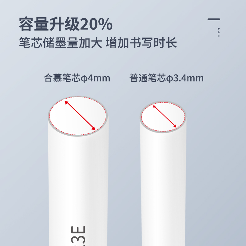 cs尖按动笔芯0.5mm速干黑色中性笔芯专用替芯学生黑笔红笔蓝笔刷题笔替换芯葫芦头针管头按压式笔芯笔心三色 - 图0