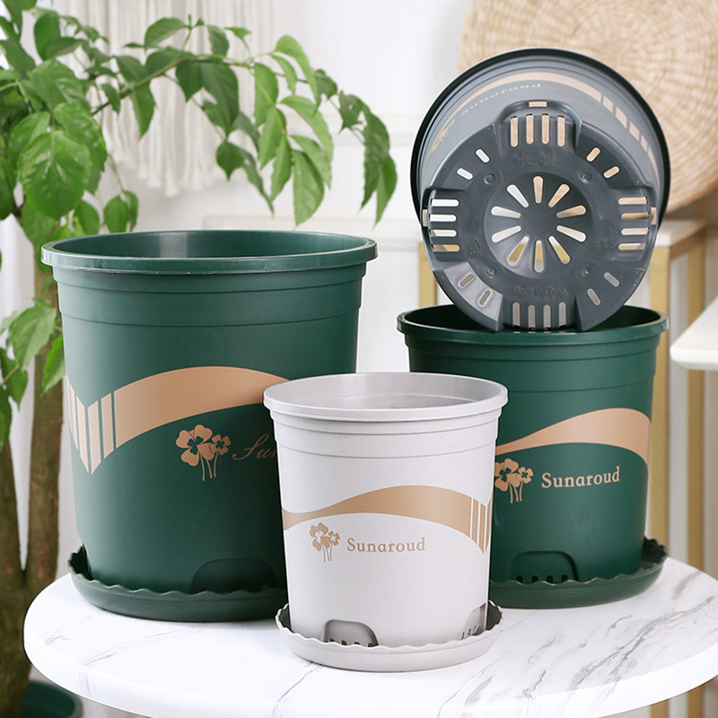 青山盆控根加仑花盆大号清仓加仑盆透气塑料种菜养花种植庭院耐用