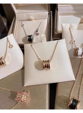 小蛮腰项链男女潮钛钢毛衣链长弹簧吊坠高级感轻奢锁骨链不掉色