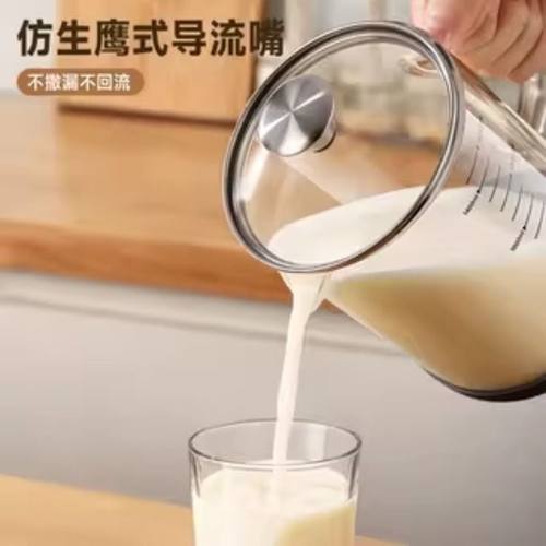 新款豆浆过滤网神器超细网筛中药滤渣榨果汁过滤大容量玻璃油渣壶 - 图2