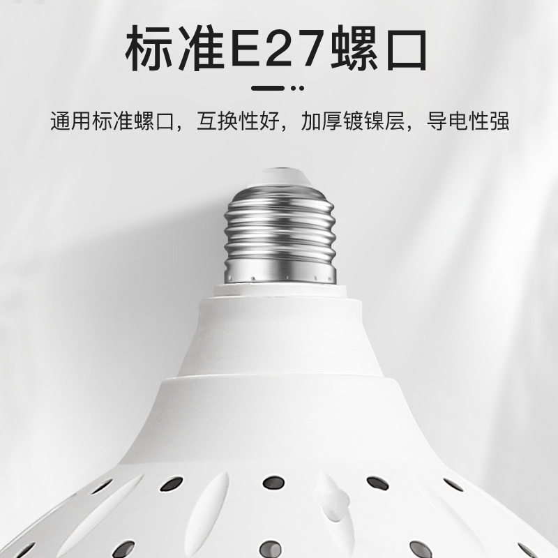 led超亮灯泡家用节能e27螺口150w工厂车间厂房工程照明灯新国标 - 图1