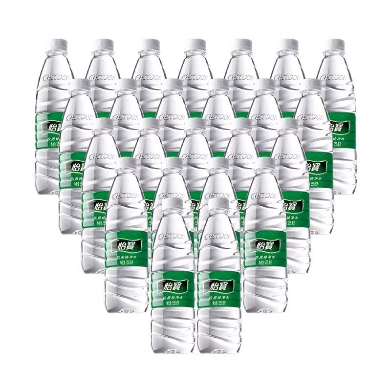 怡宝纯净水555ml*24瓶 饮用水 纯净水饮用水非矿泉水纯净水家庭装,淘宝优惠券,粉丝福利购,淘宝优惠卷