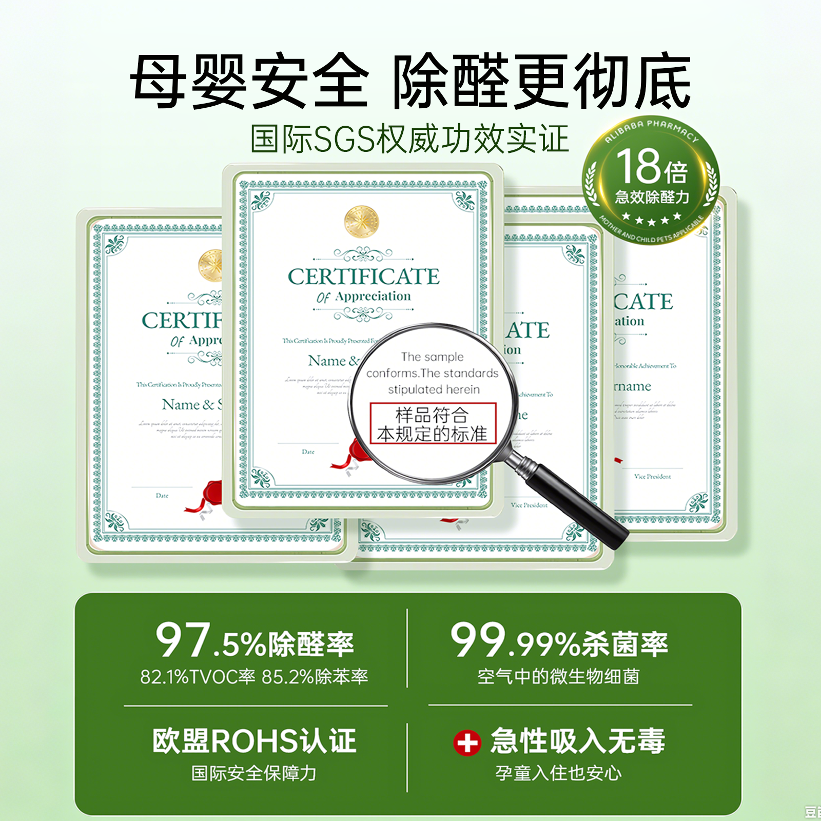 光触媒除甲醛喷雾新房急入住清除剂神器家用去异味新车去醛母婴 - 图3