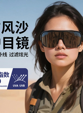 骑行防风沙护目镜可戴近视眼镜