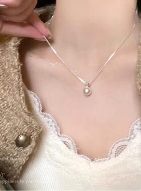 2026颈饰S925纯银单颗项链