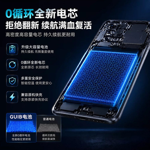 GUIB适用vivo iQOONeo5电池iqoo12/10/11s手机6se爱酷neo7原装neo8 neo9spro原厂z1x z3 z5 z7 z8 z9大容量u1 - 图1