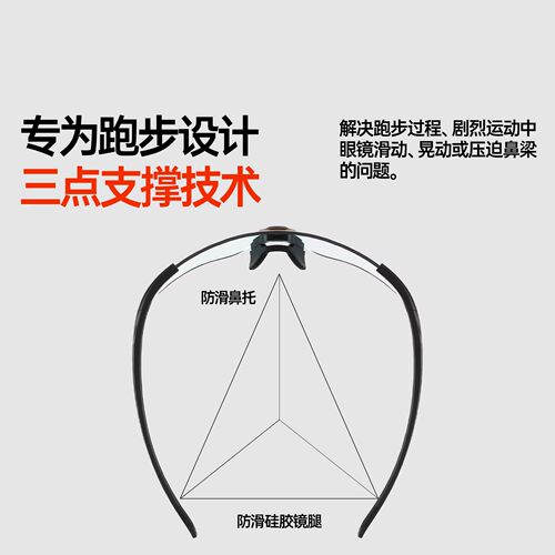 KAPVOE跑步眼镜马拉松变色专业户外防风护目男徒步登山骑行风镜女 - 图2