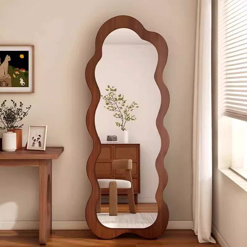 中古全身镜家用落地镜网红镜穿衣镜黑色卧室试衣大镜子落地式真实 - 图3