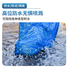 Одноразовая обувь 一次性防水鞋套高塑料加厚脚套防滑耐磨雨天防雨神器外穿雨鞋高筒