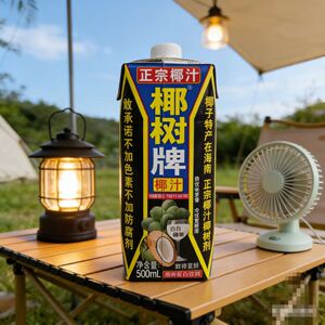 【正宗椰树牌】海南椰汁500mlx15盒