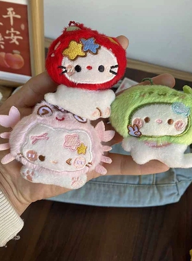 卡通头套小猫挂件钥匙扣包挂件