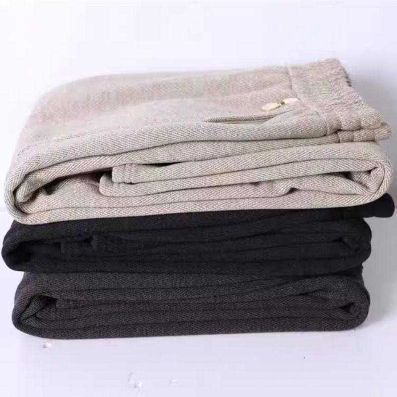 【正品】妈妈裤子冬装加绒加厚2025新款阔腿直筒裤中老年女毛呢裤,淘宝优惠券,粉丝福利购,淘宝优惠卷