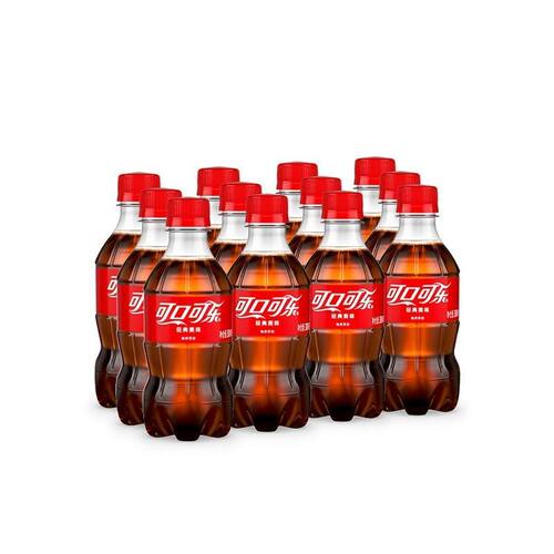 可口可乐300ml*24瓶小瓶装汽水碳酸饮料整箱经典 - 图2