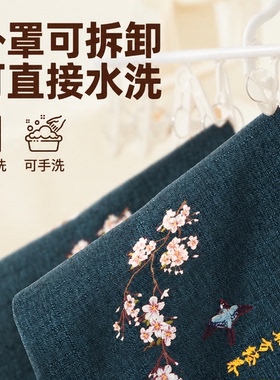 艾绒长筒靴电加热艾灸护脚套热敷脚踝老寒腿膝盖关节护腿部理疗器