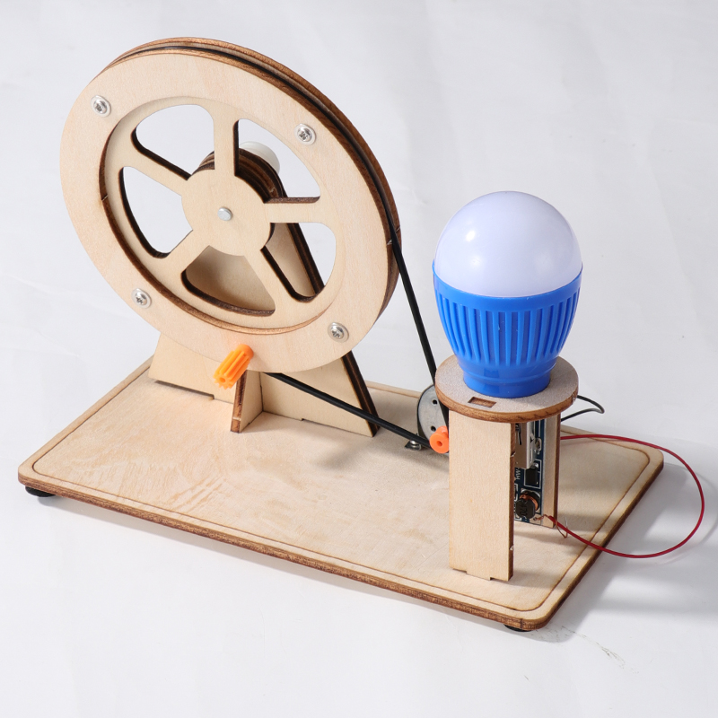 diy手摇发电机科学小手工 学生科技制作发明益智科普实验玩具礼物 - 图1