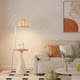 Cream style storage rack French integrated storage floor lamp