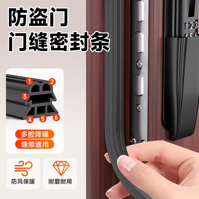 Security door and window sealing strips