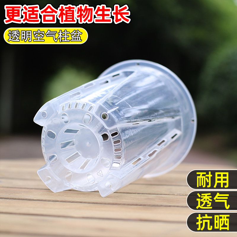 透明控根花盆兰花水苔蝴蝶兰透气蝴蝶兰桌面阳台塑料树脂花盆,淘宝优惠券,粉丝福利购,淘宝优惠卷