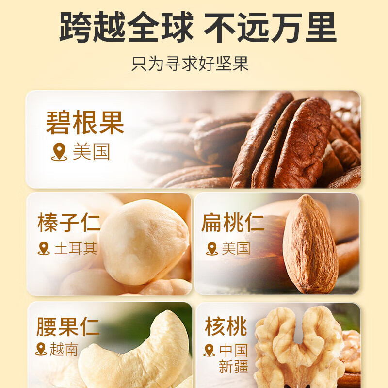 中粮时怡每日坚果什锦果仁原味大罐装干果休闲零食纯坚果仁0健康 - 图2