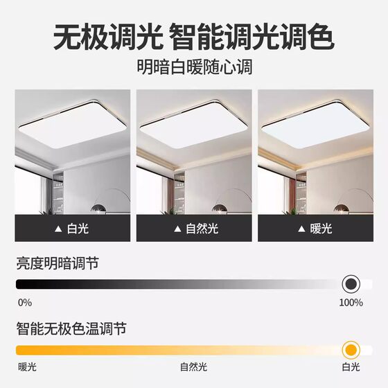 Living room ceiling lamp bedroom lamp modern simple atmosphere