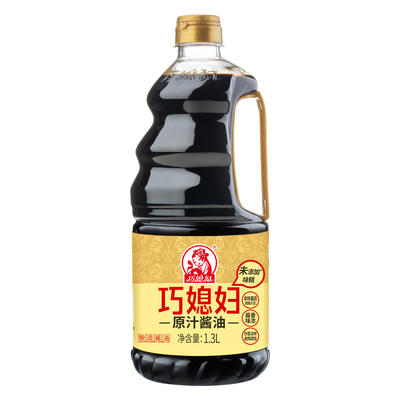 巧媳妇原汁酱油1300毫升单桶装炒菜佐餐卤炖酿造生抽黄豆料酒家用