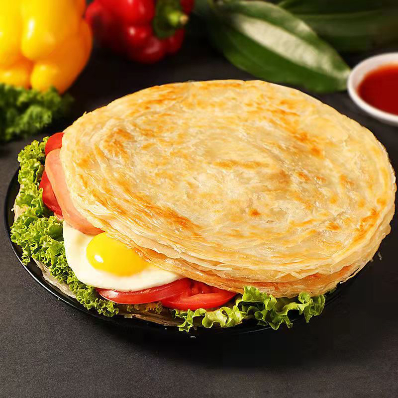 面长官手抓饼原味煎饼半成品正宗手抓饼早餐速食速冻无添加80g/片