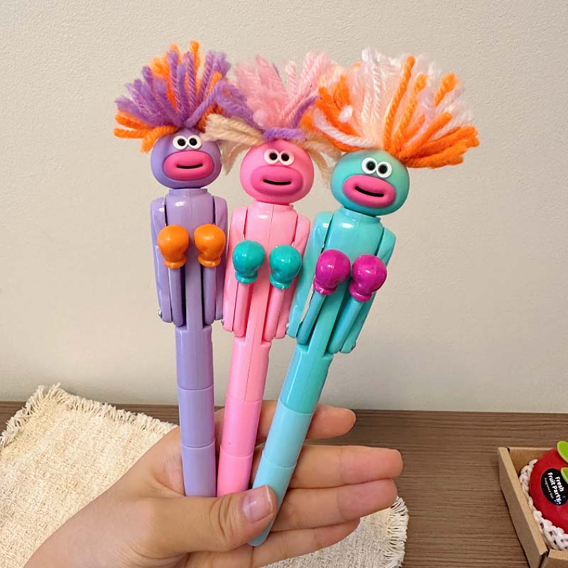 New style explosive boxing pen with cute cartoon shape