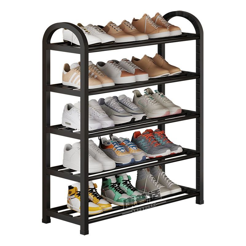 简易鞋架门口家用多层收纳鞋柜出租房用入户多功能大容量置物架子