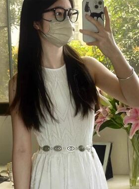 甜酷风显瘦金属流苏腰链配饰配裙子裤子高级感复古波西米亚风收腰