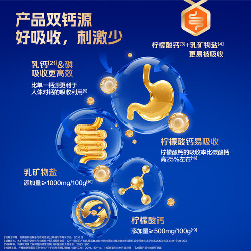 蒙牛悠瑞骨宜中老年人奶粉800g高钙富硒营养食品0蔗糖低GI牛奶粉 - 图1