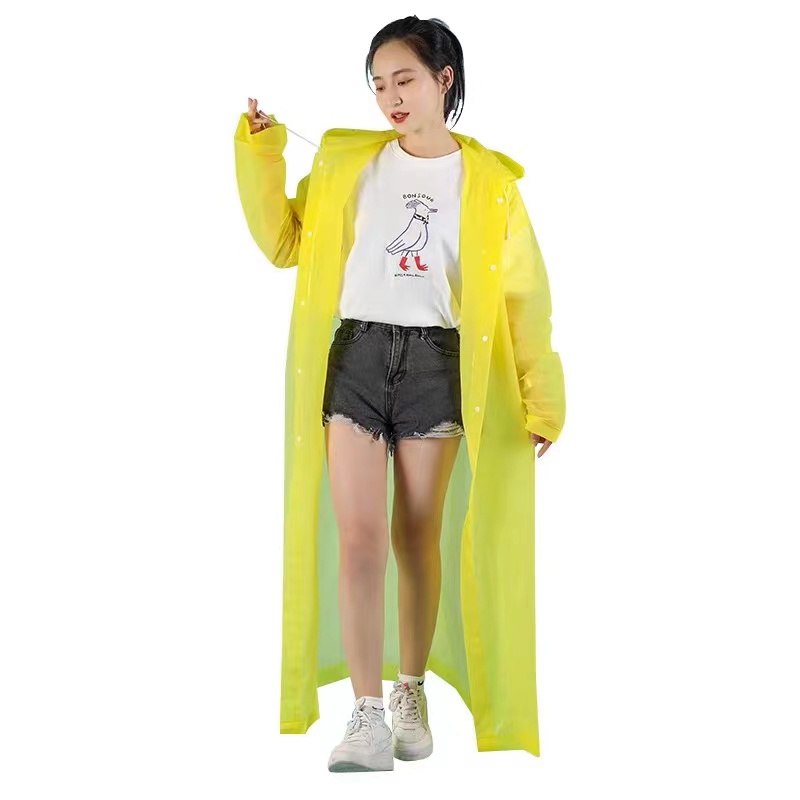 加厚全身非一次性一体式雨衣便携成人暴雨户外旅游通用儿童雨披 - 图3