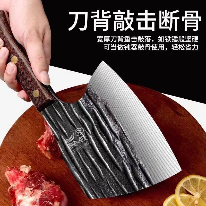 家用砍骨头专用刀高硬度轴承钢商用砍骨刀屠夫卖肉重型锰钢砍骨斧,淘宝优惠券,粉丝福利购,淘宝优惠卷