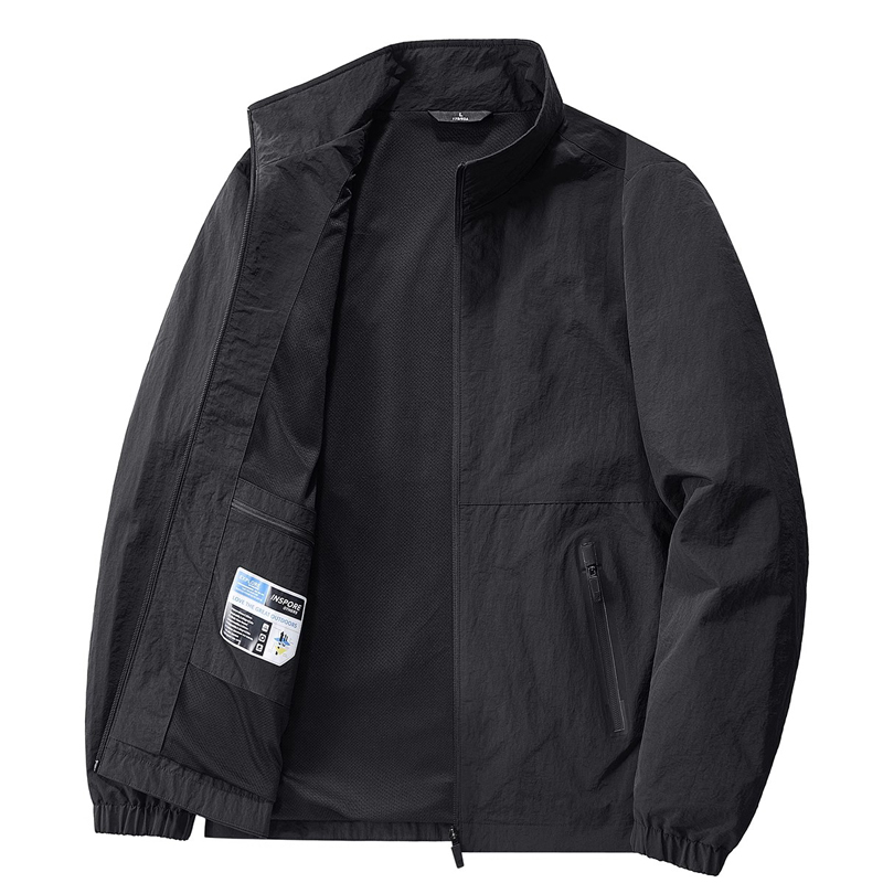 啄木鸟男士外套男款春秋休闲运动上衣冬季加绒冲锋衣风衣夹克防风 - 图3