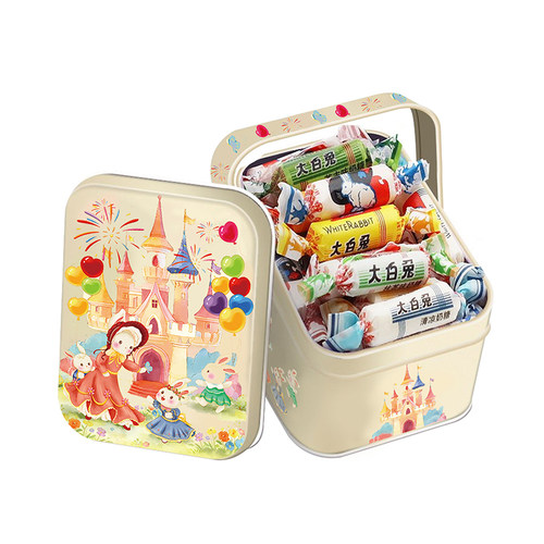 大白兔奶糖散装新年糖果小零食年货结婚糖果喜糖礼盒装20粒*1盒起 - 图0