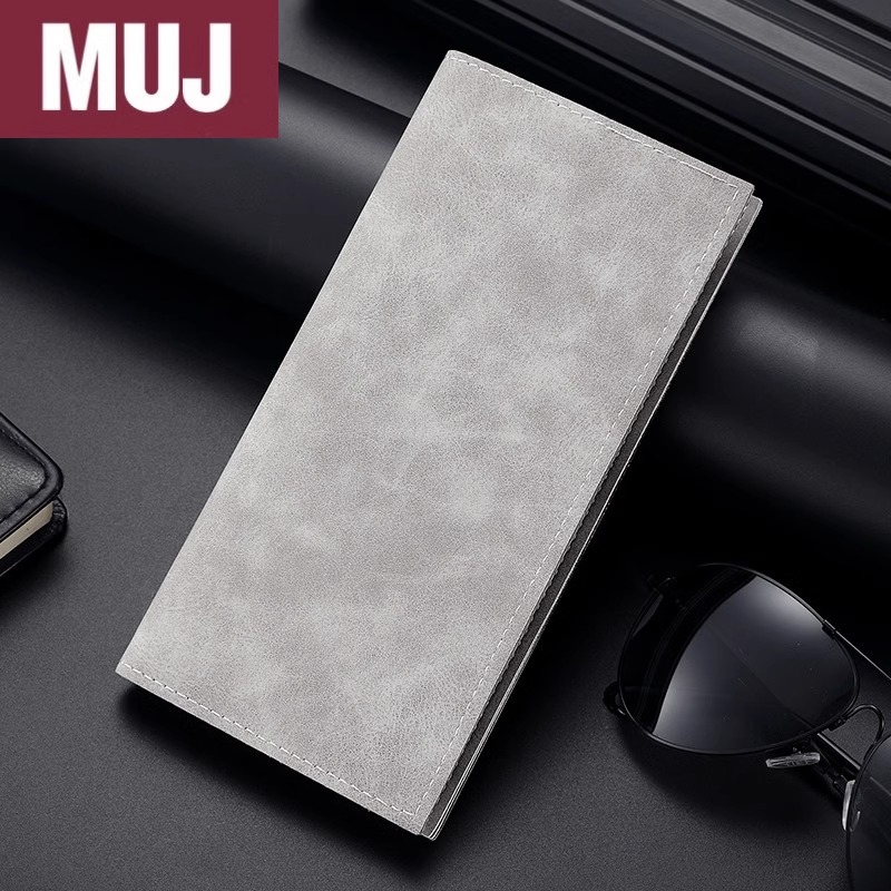 日本进口卡包钱包一体男士超薄长款皮夹软皮钱夹多卡位皮夹子新款 - 图2