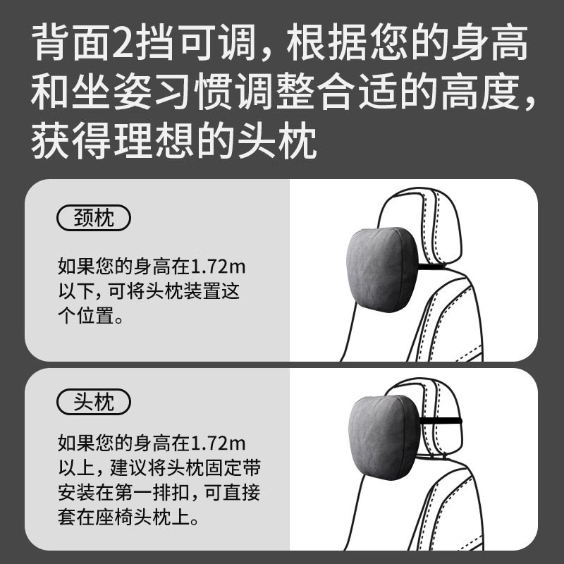 2025新款汽车头枕车用车内靠枕护颈枕车载座椅颈枕车枕头腰靠护腰,淘宝优惠券,粉丝福利购,淘宝优惠卷