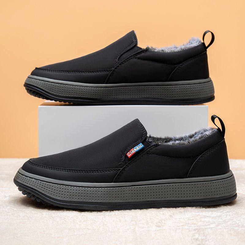 老北京布鞋男冬季一脚蹬加绒软底棉鞋男士加厚保暖爸爸老人鞋防滑,淘宝优惠券,粉丝福利购,淘宝优惠卷