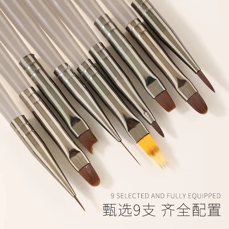 美甲笔全套美甲专用拉线双头笔渐变笔建构彩绘光疗雕花晕染底胶,淘宝优惠券,粉丝福利购,淘宝优惠卷