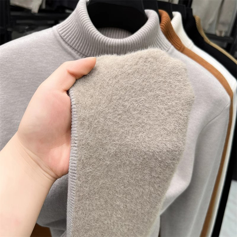 一体绒高领毛衣男士秋冬季加绒加厚打底衫保暖针织衫内搭毛衫线衣,淘宝优惠券,粉丝福利购,淘宝优惠卷