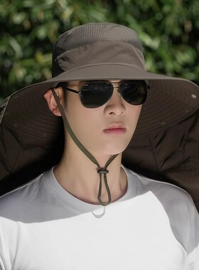 【防紫外线】防晒帽男士夏季遮阳