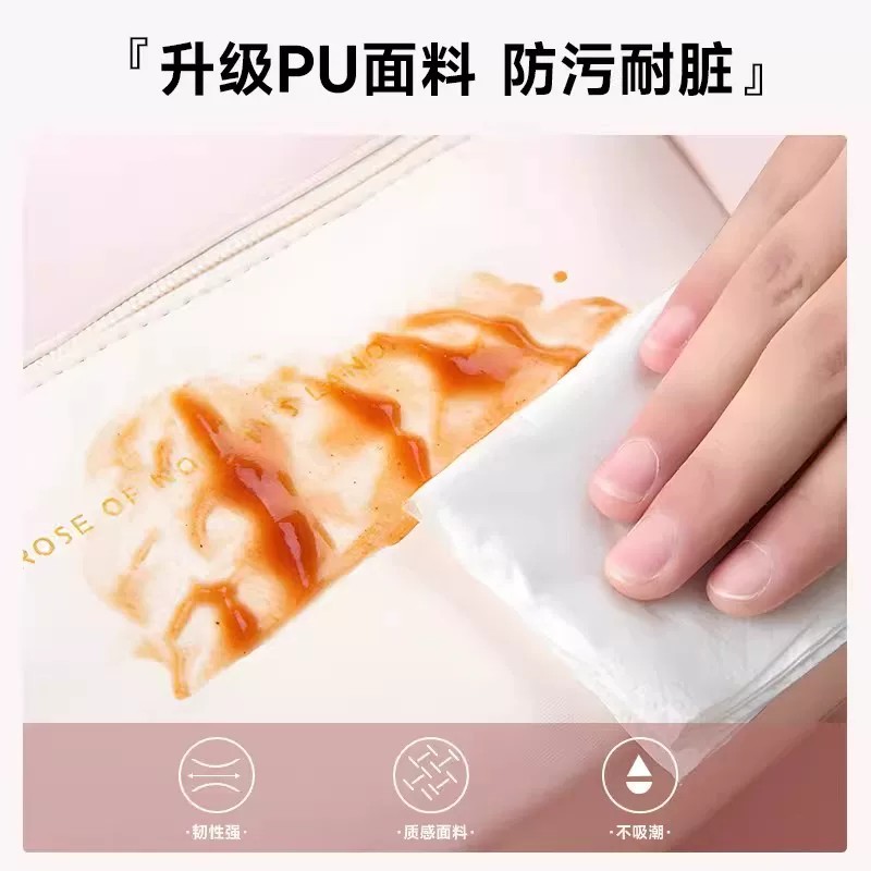 Cosmetic bag portable cosmetics storage bag for women 2026 new large capacity travel carry-on washing advanced